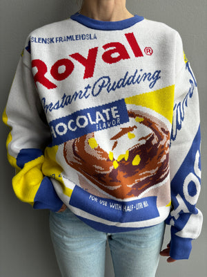Royal prjónuð