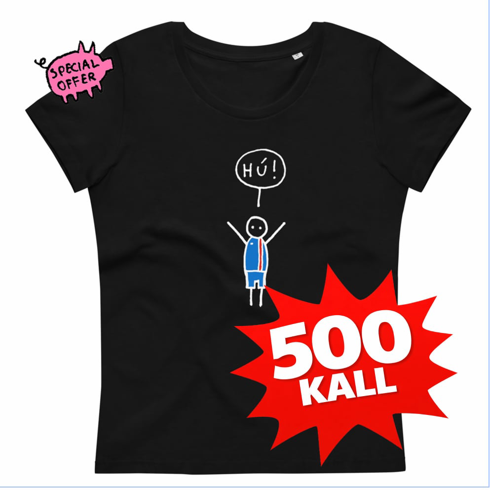 HÚ! - konubolir svartir og hvítir