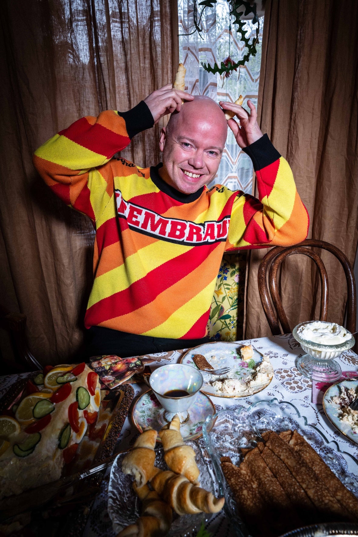 Krembrauð - prjónuð