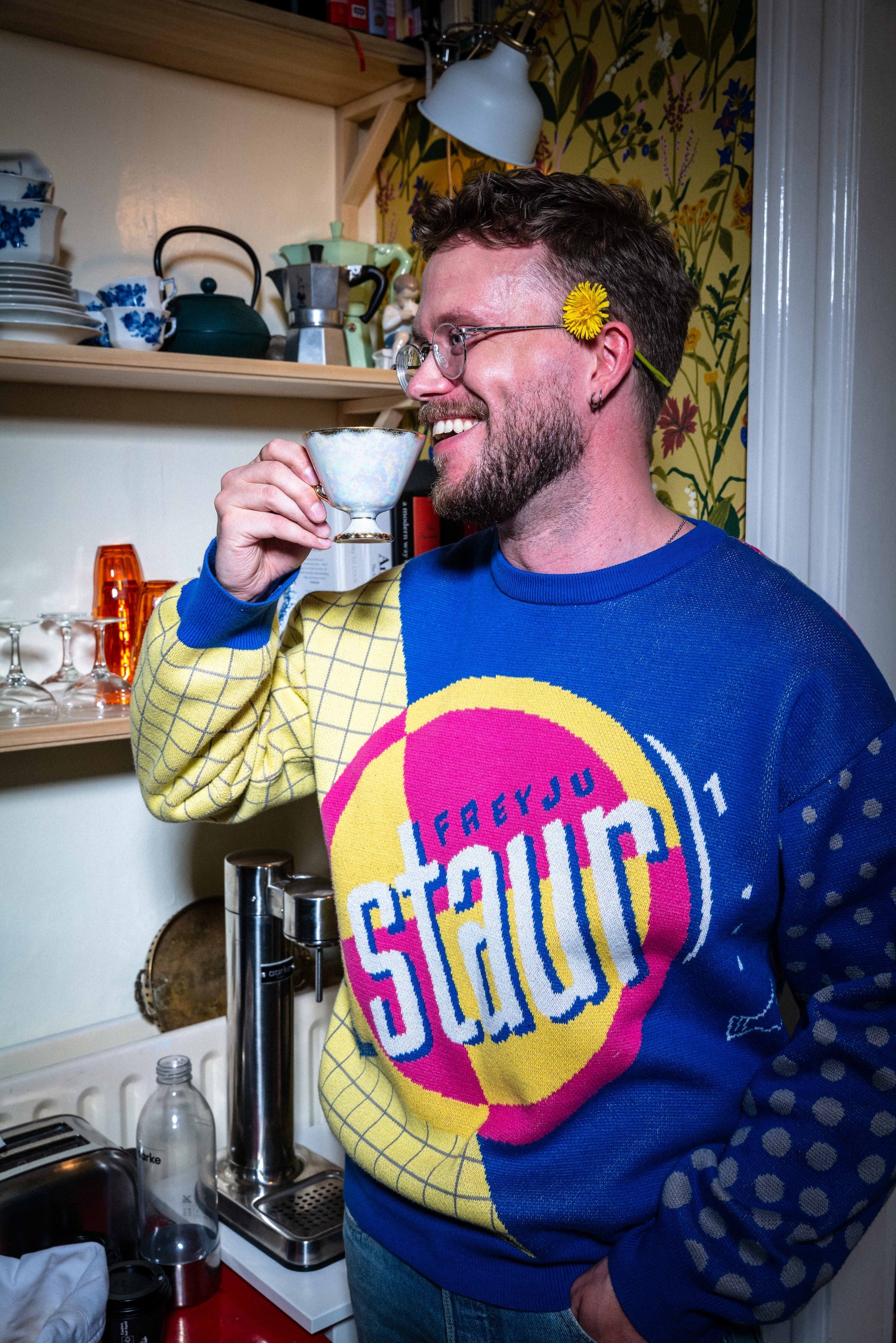 Staur prjónuð