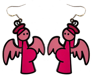 Pregnant Angel eyrnalokkar