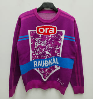 Rauðkál prjónuð