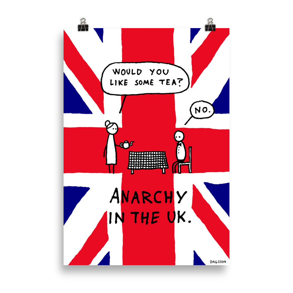 Anarchy in the UK (litað)- Plakat