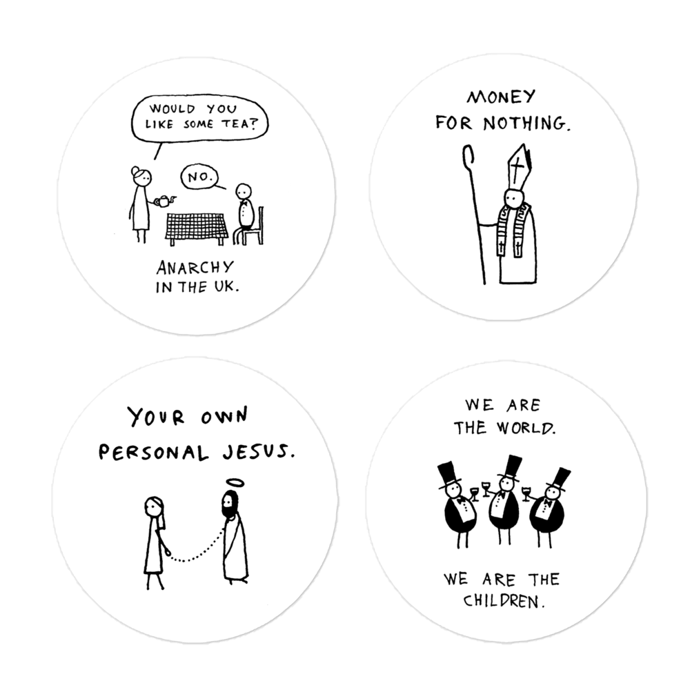 Pop hits mix - límmiði