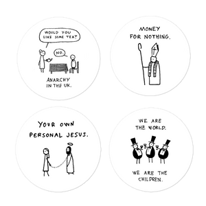 Pop hits mix - límmiði