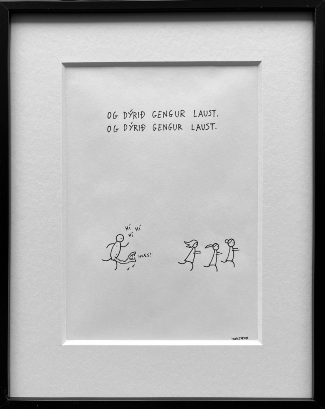 Dýrið gengur laust