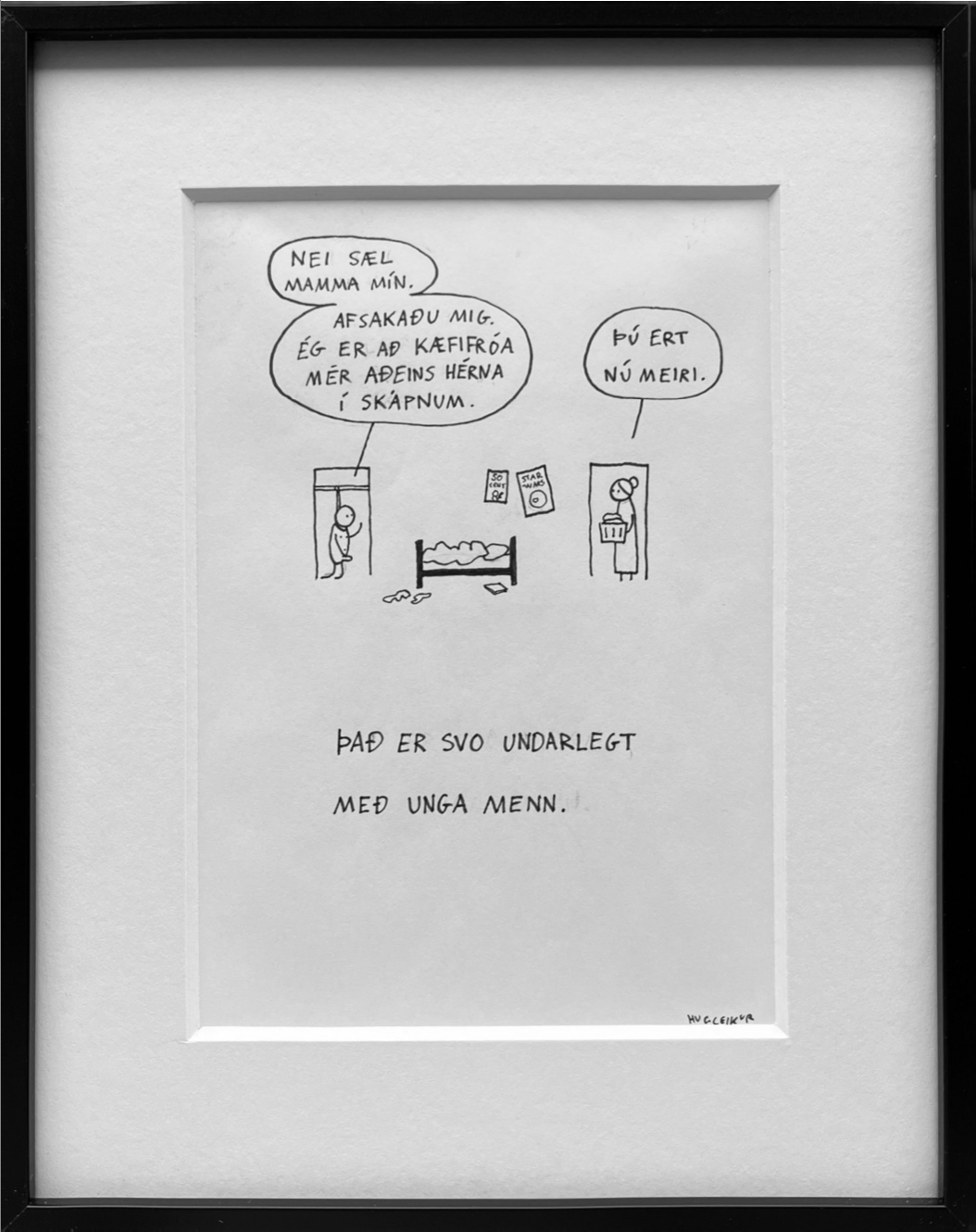 Svo undarlegt með unga menn