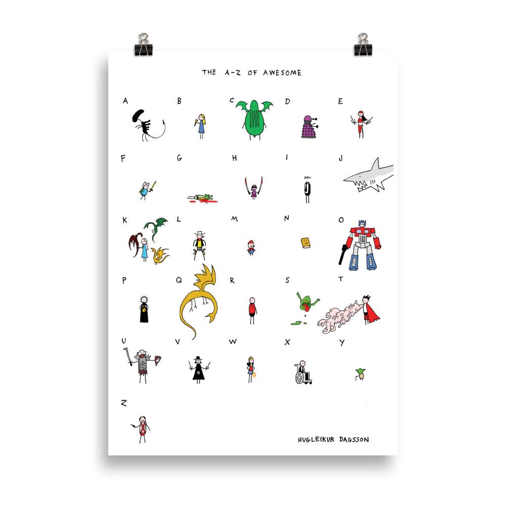 Geek Alphabet - plakat