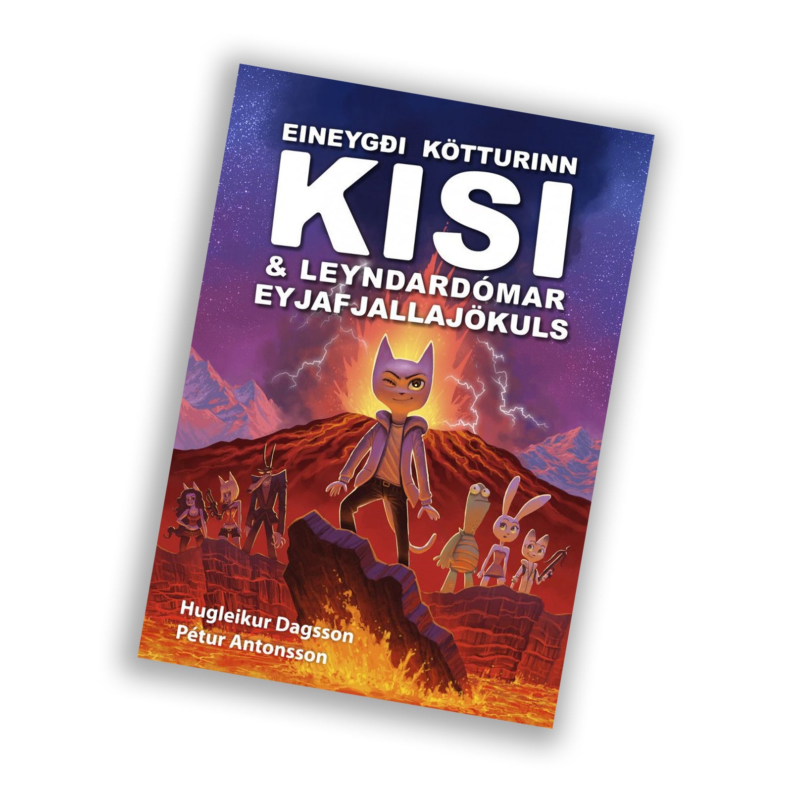 Eineygði kötturinn Kisi & leyndardómar Eyjafjallajökuls