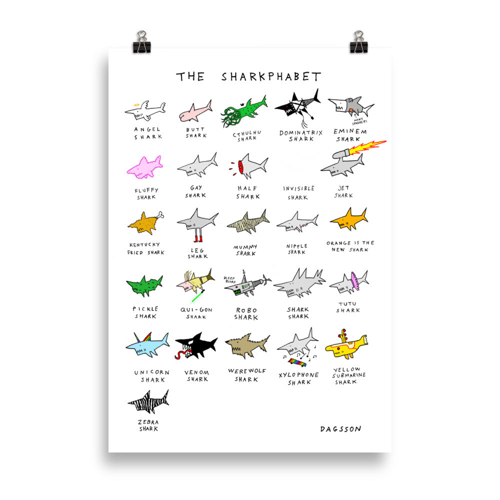 The Sharkphabet - plakat